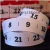 Order  Advent Number Ribbon - White